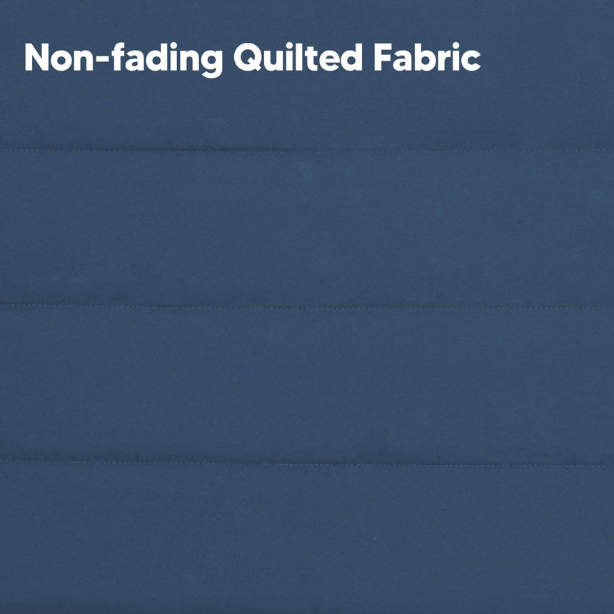 SUNCREAT Quilted Fabric Hammock#color_navy