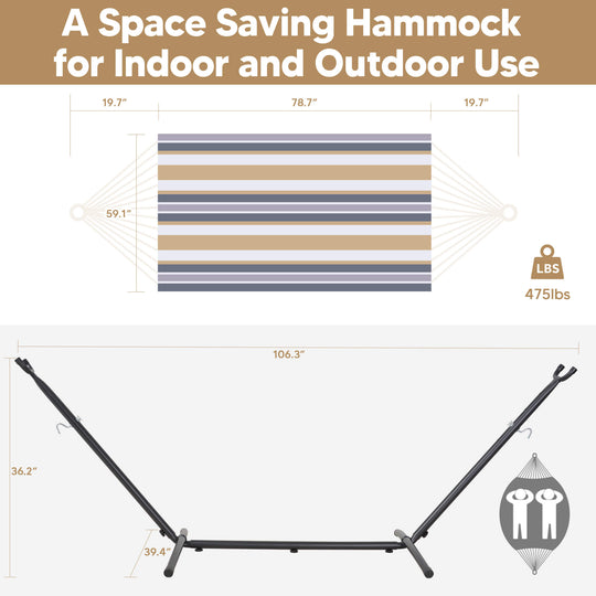 hammock with stand#color-h_coffee-stripes