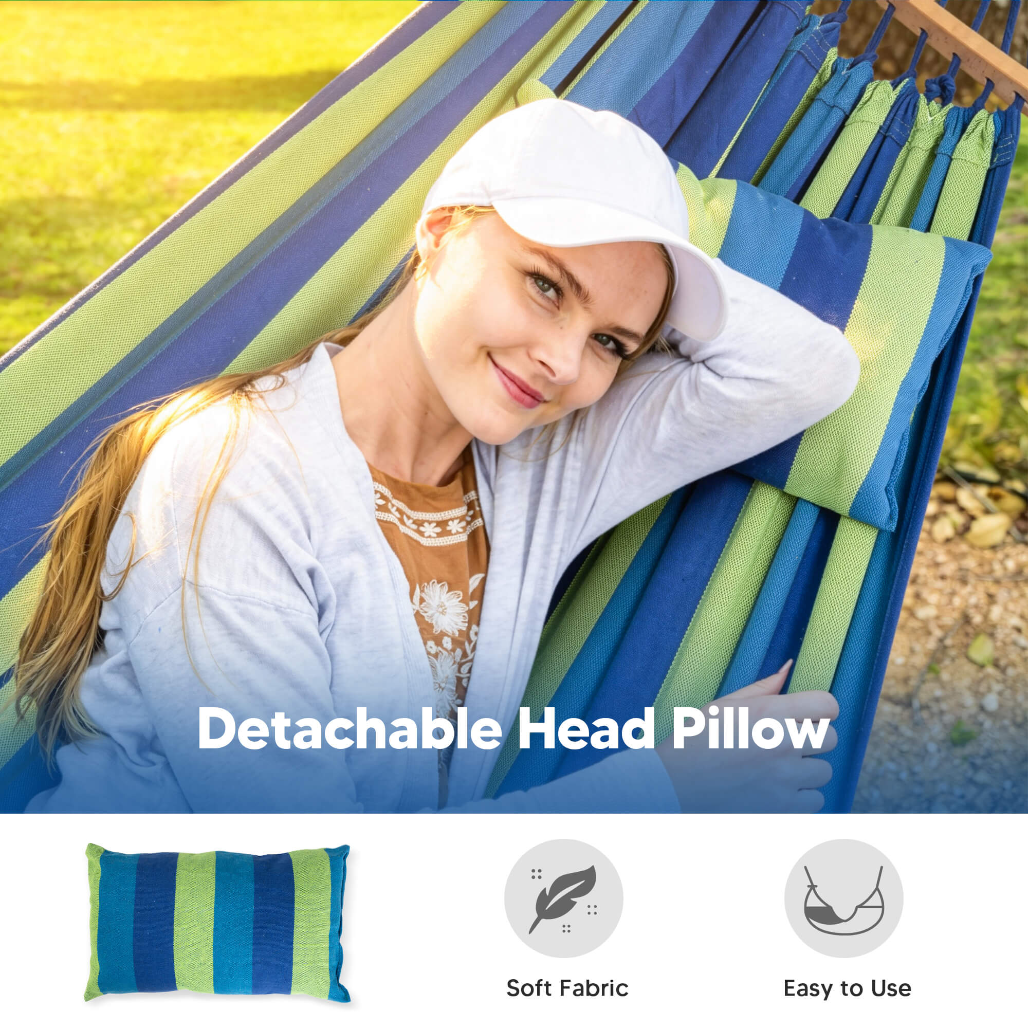 canping hammocks#color_blue-stripe