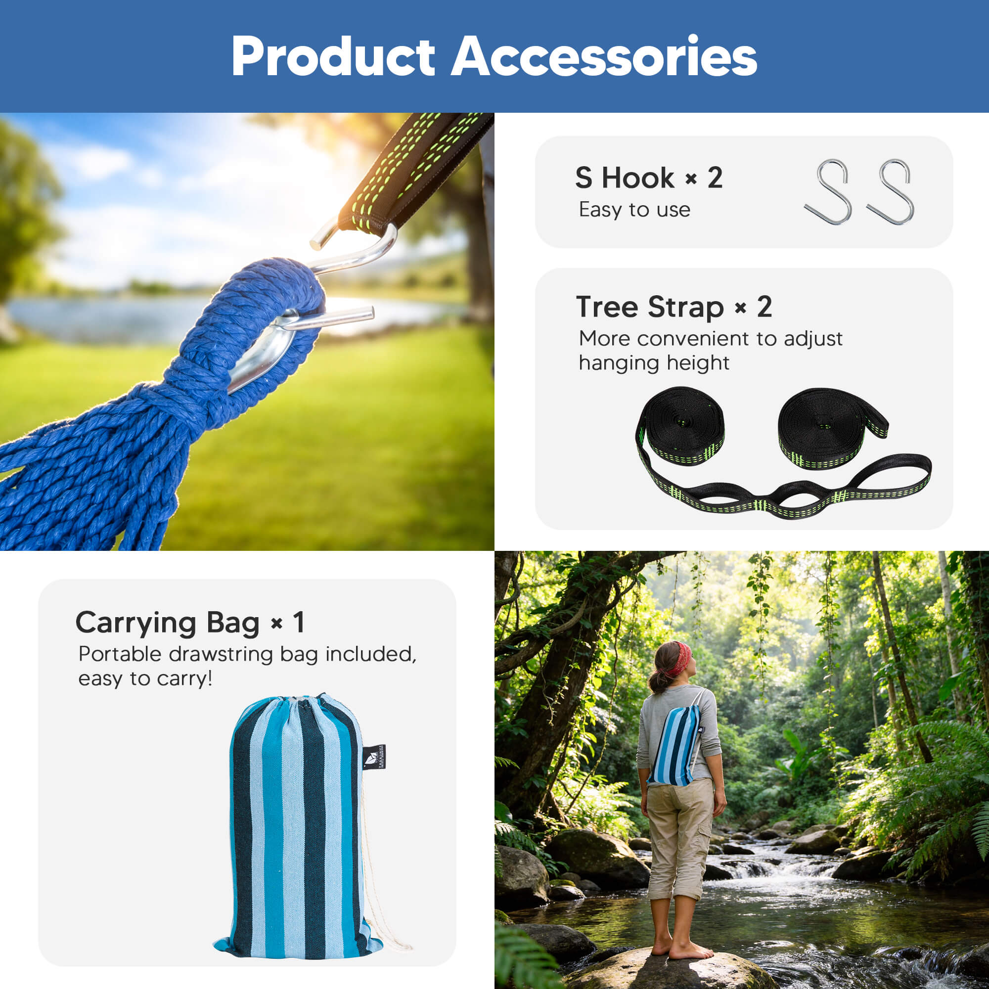 canping hammocks#color_light-blue-stripes