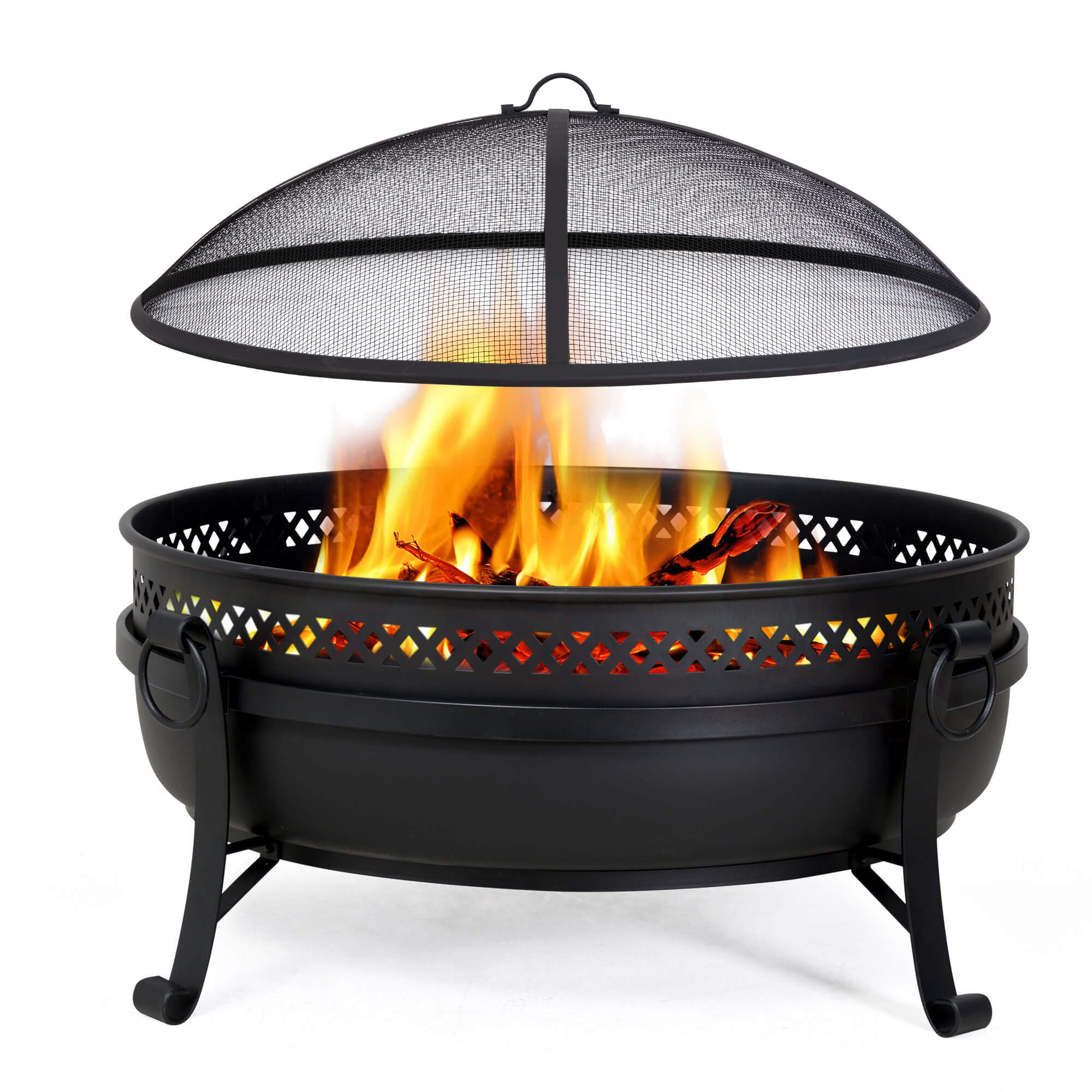 Outdoor-Bonfire-Wood-Burning-Fire-Pit-with-Grill-and-Fireplace-Poker#size_40-inch