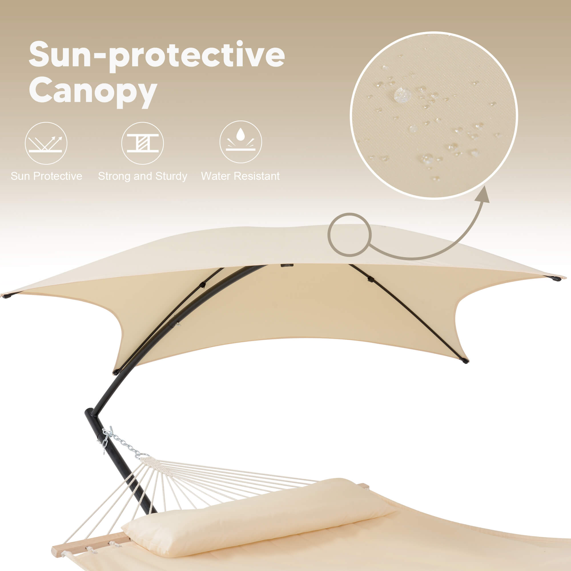 Standing Hammock with Stand#color_white