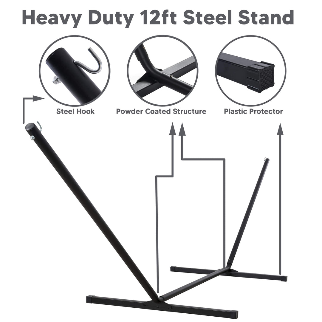 hammock with stand#color_dark-green