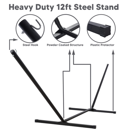 hammock with stand#color_dark-green