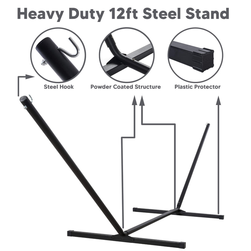 hammock with stand#color_dark-green