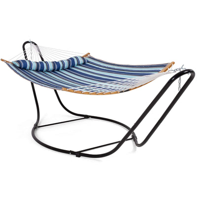 Outdoor-Heavy-Duty-Hammock-with-Stand#color_blue-stripes