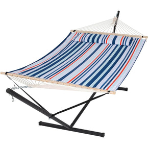 SUNCREAT-Double-Hammock-with-Stand-Green-Blue#color_green-blue