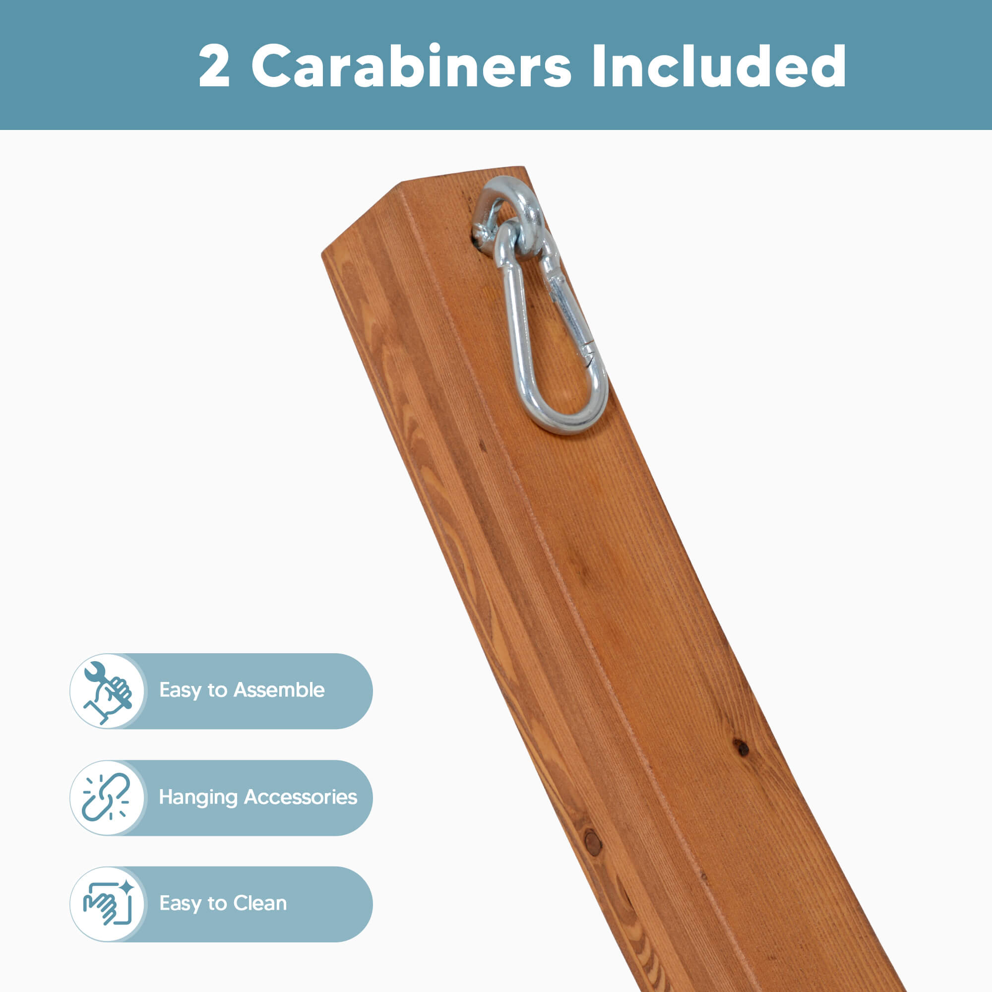 hammock with wooden stand#color_blue-stripe