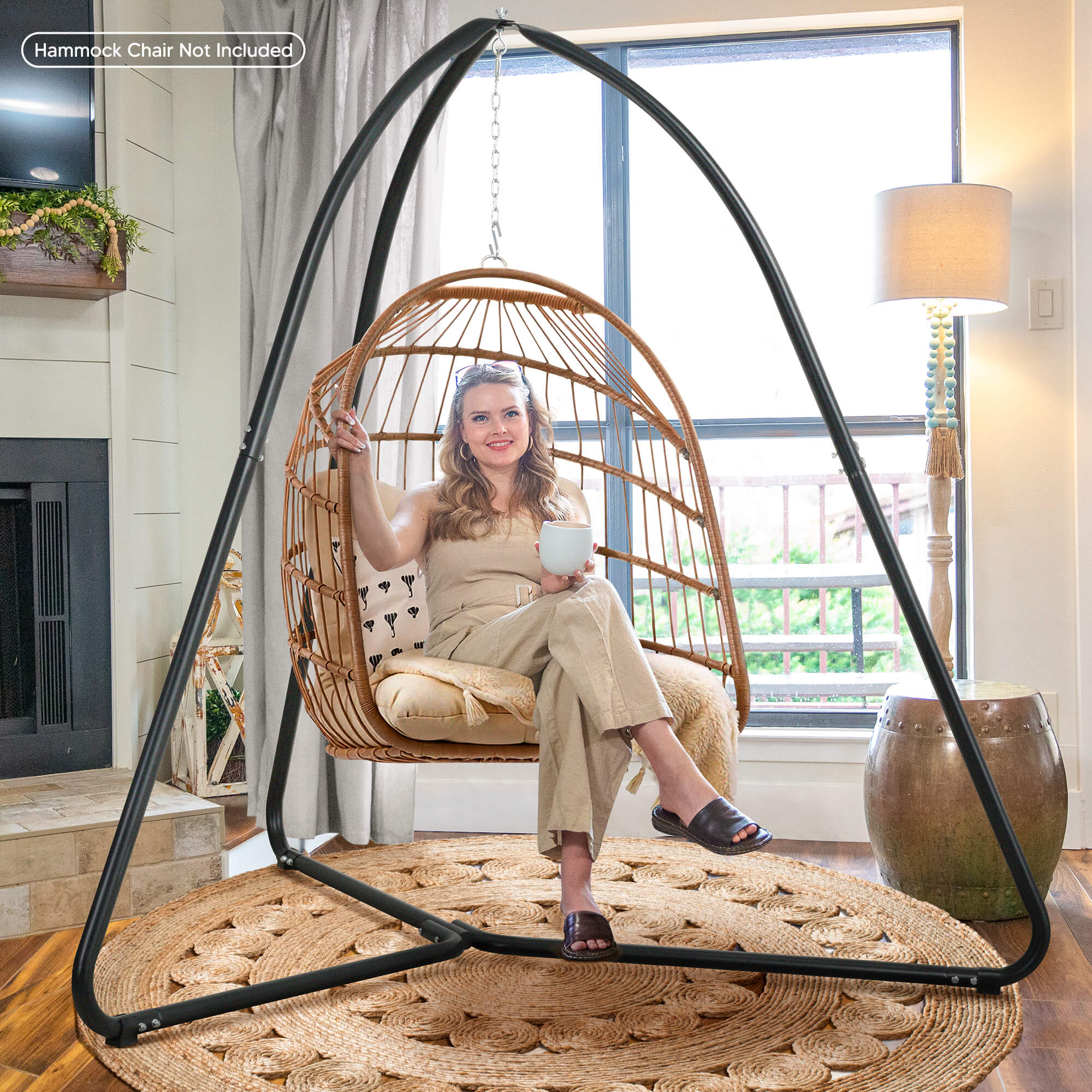 hammock chair stand#color_black