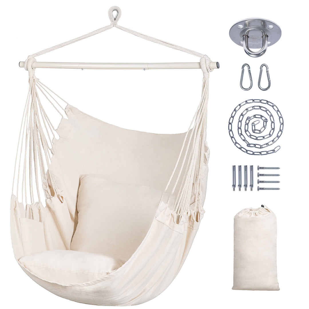 SUNCREAT Hammock Chair White#color_white
