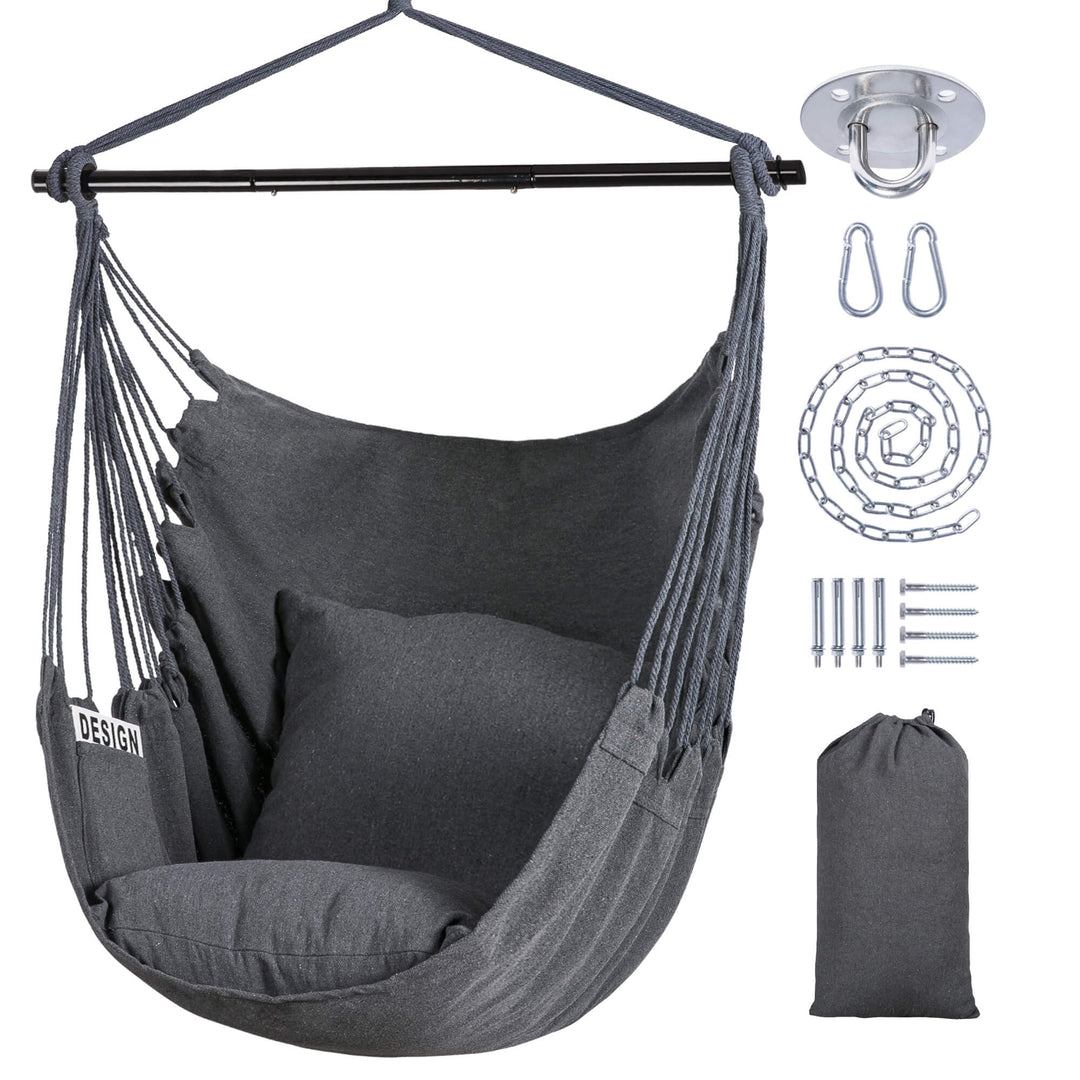 SUNCREAT Hammock Chair Gray#color_gray