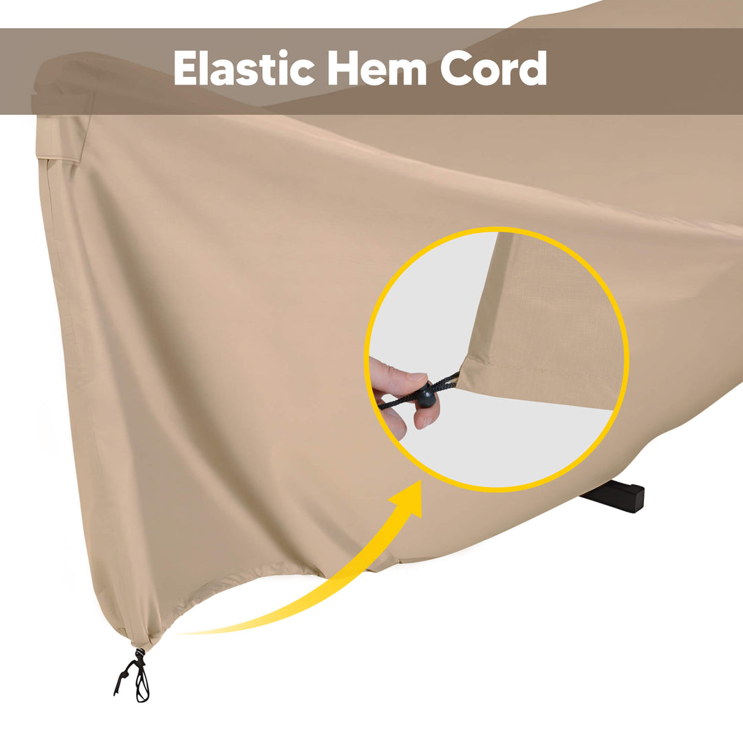 SUNCREAT Hammock Cover#size_11-12ft#color_brown