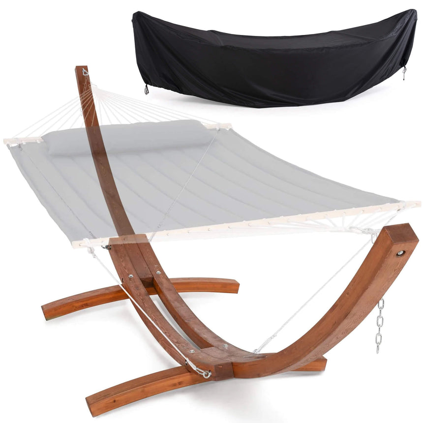 SUNCREAT wooden hammock stand#material_wooden