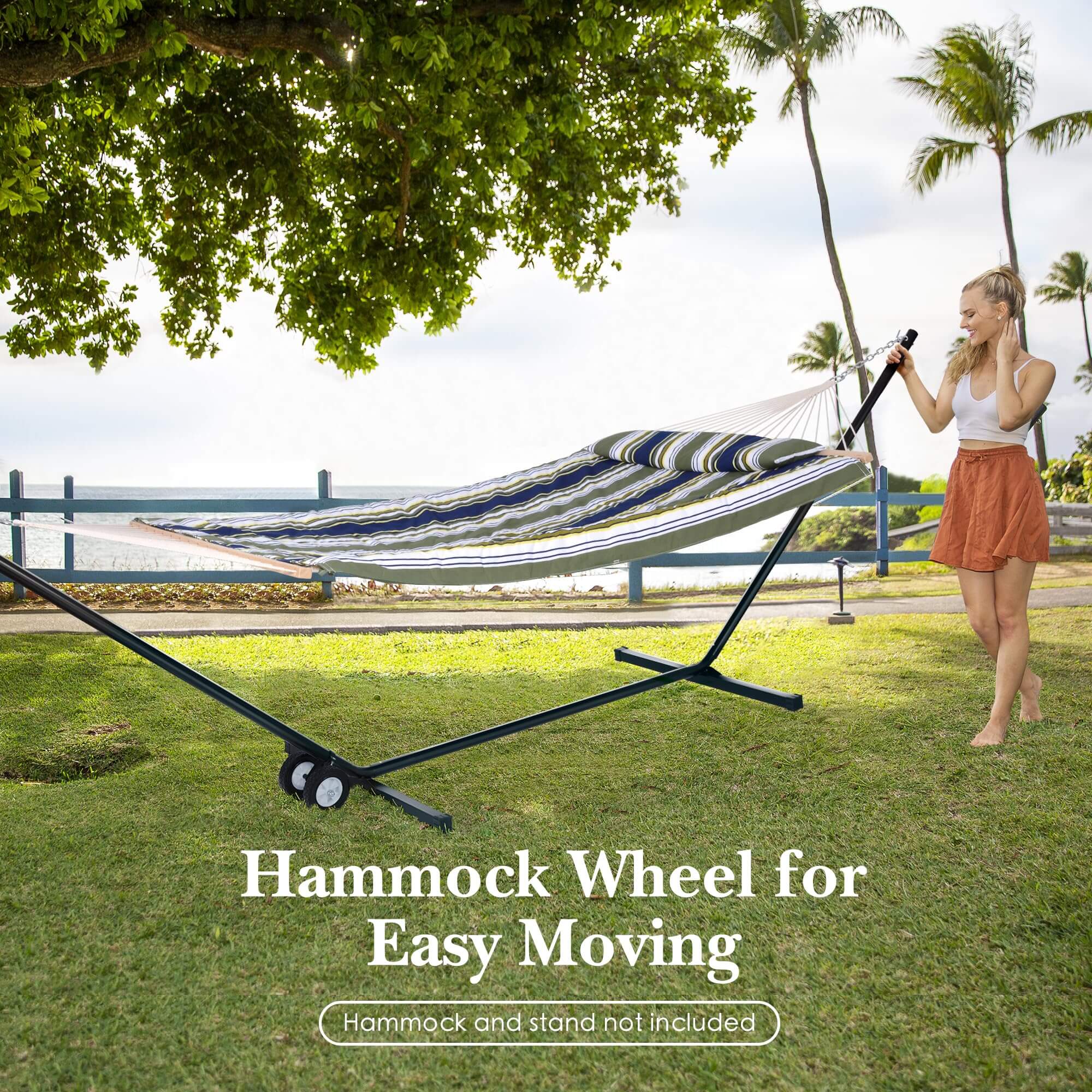 SUNCREAT Hammock Stand Wheel#color_black