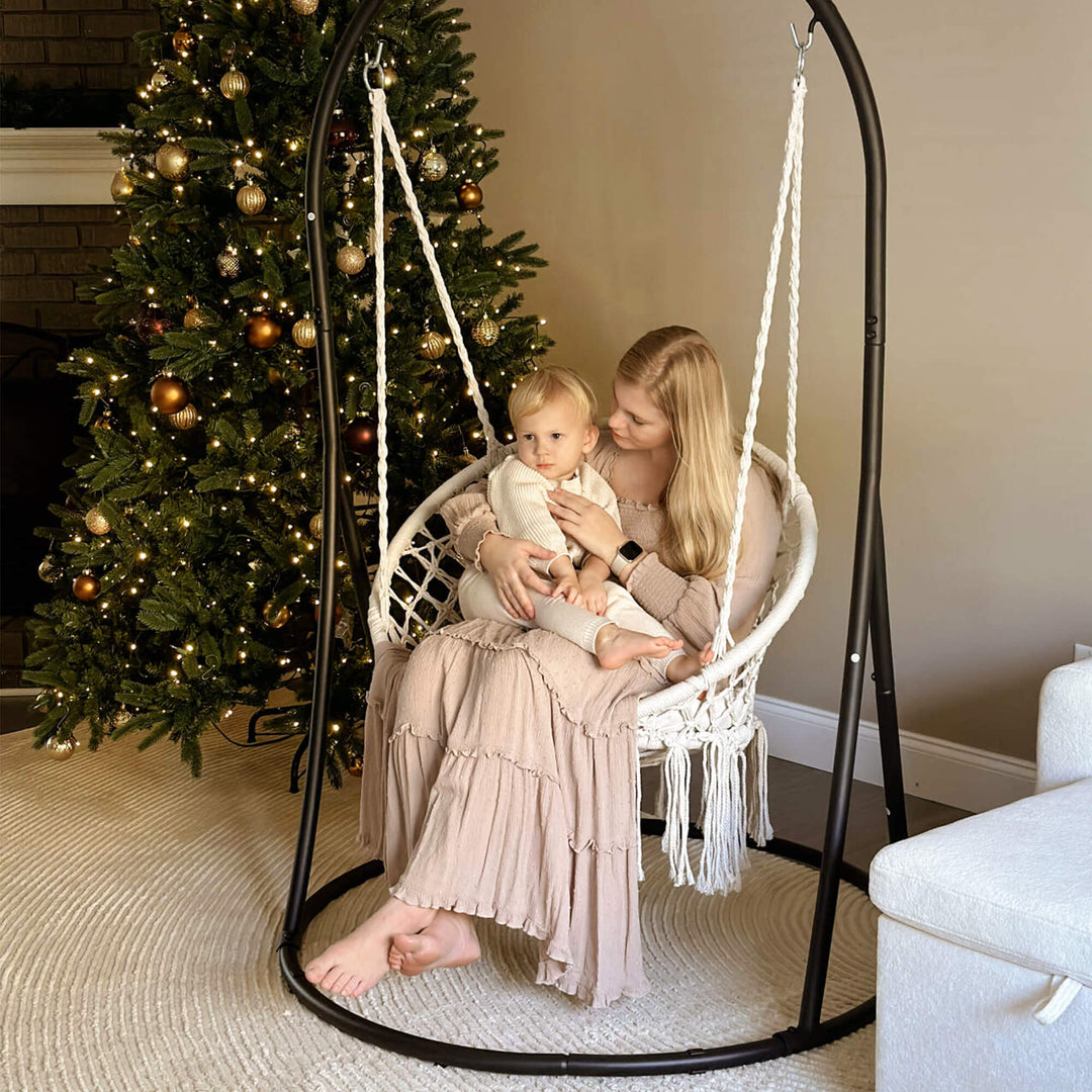 Heavy-Duty-Hammock-Chair-with-Stand#color_beige-2