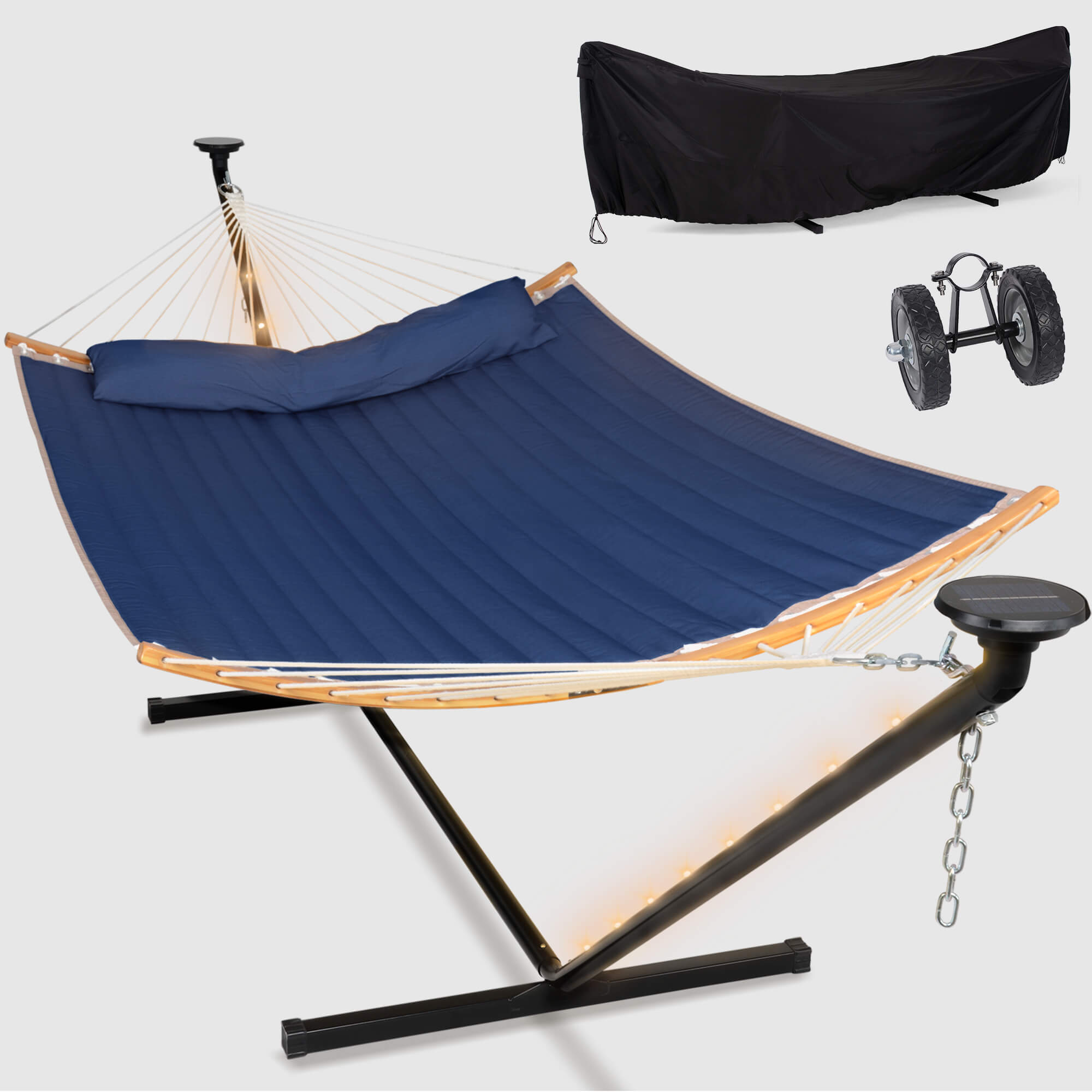 double hammock with stand  #color_dark-blue#options_combo-cover-wheel-$244.99-save-40%