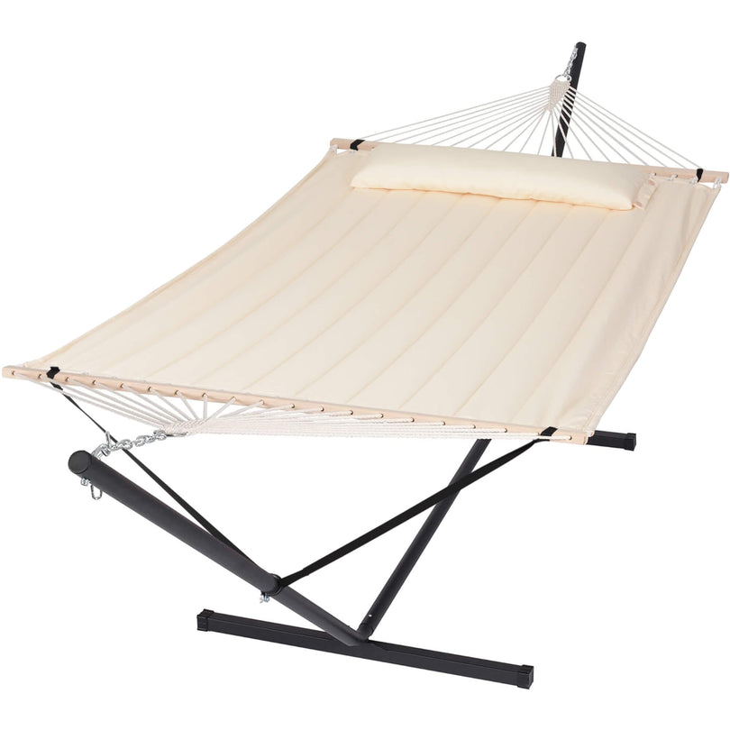 hammock with stand#color_beige