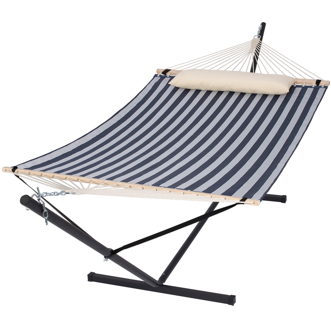 SUNCREAT Hammock with Stand, Blue#color_blue