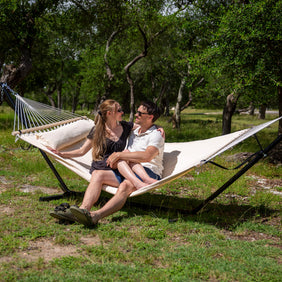 hammock with stand#color_beige