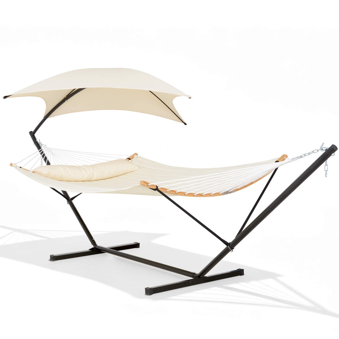 hammock with stand and sunshade#color-c_white