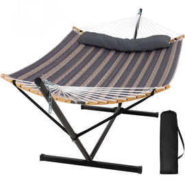 SUNCREAT-Double-Quilted-Hammock-with-Stand#color_dark-gray-stripes