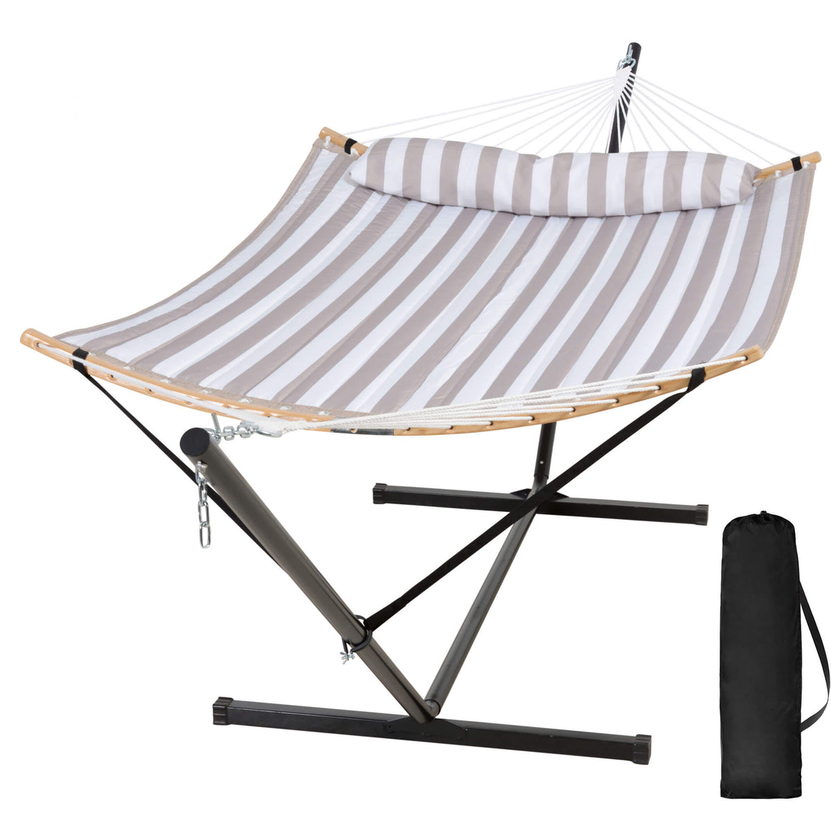 SUNCREAT-Double-Quilted-Hammock-with-Stand#color-f_tan-stripes