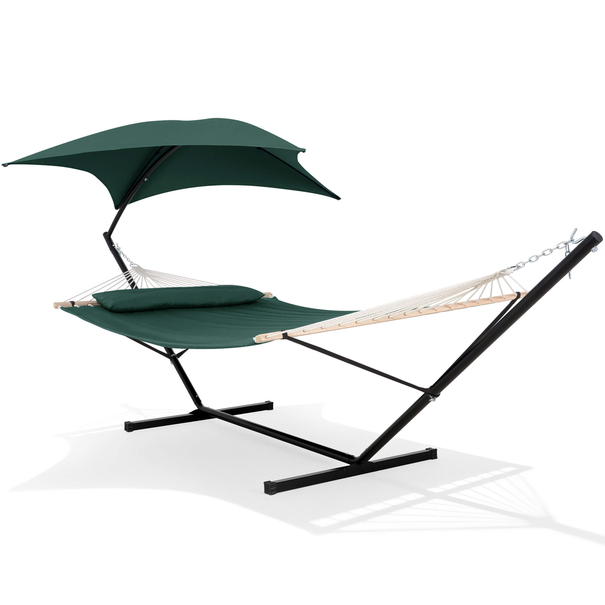 Standing Hammock with Stand#color_dark-green