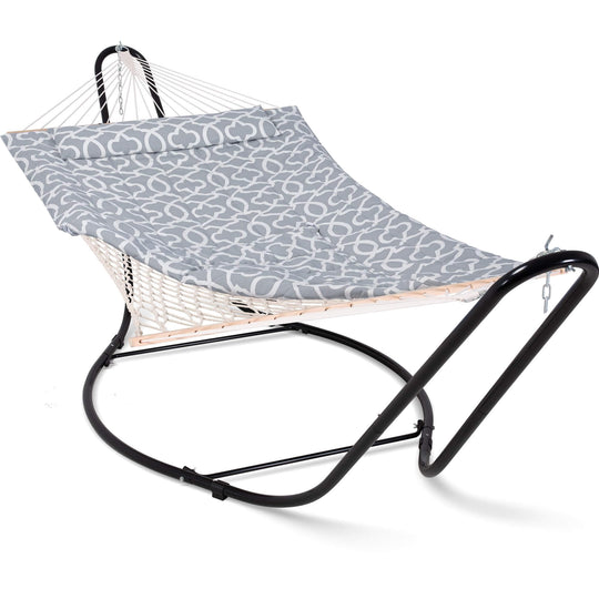 hammock with stand#color_gray