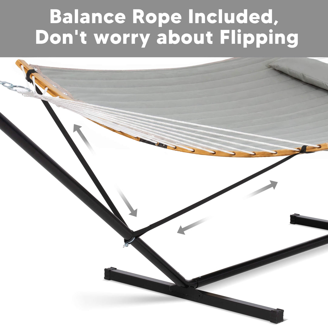 hammock with stand and sunshade#color-c_light-gray