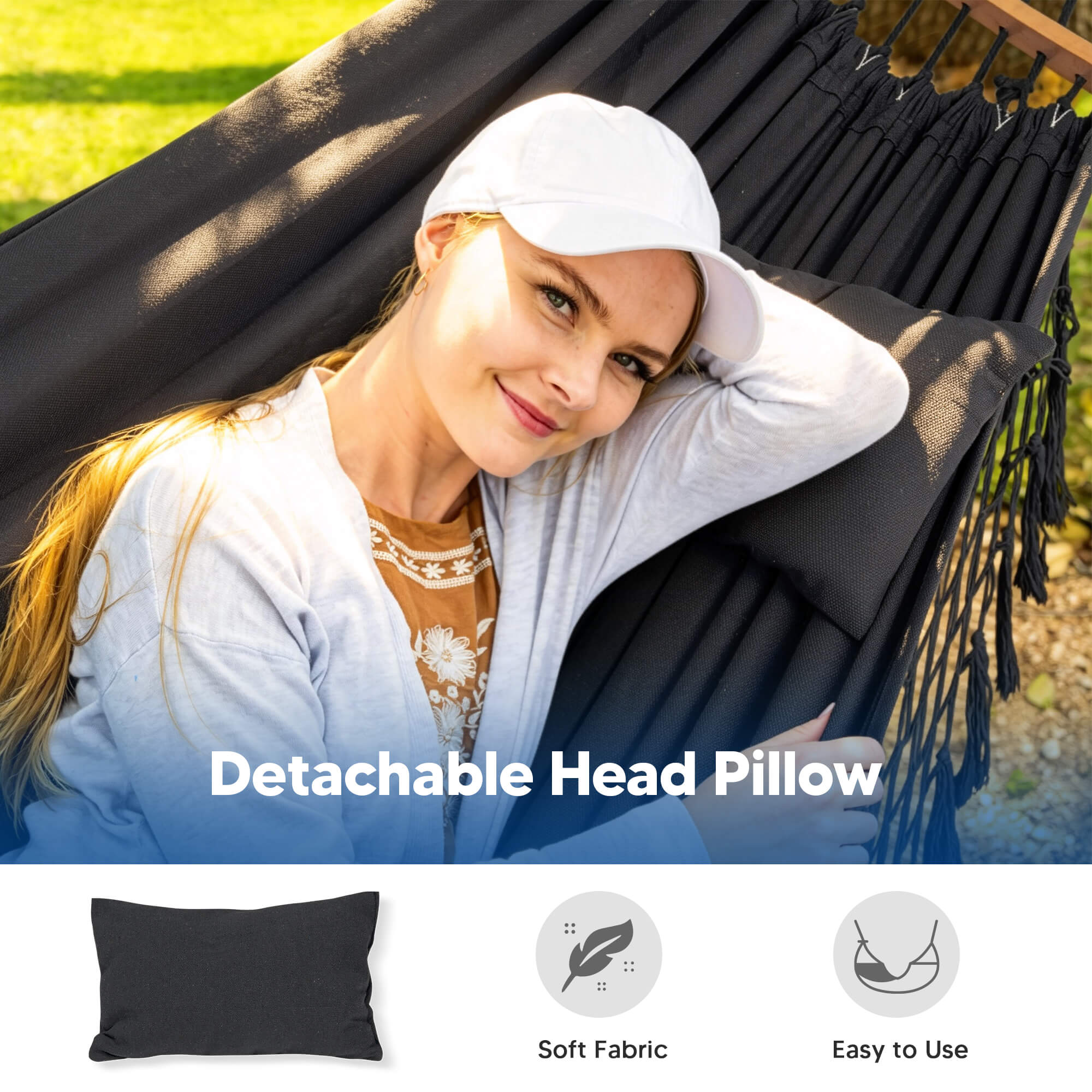 canping hammocks#color_gray-with-tassels