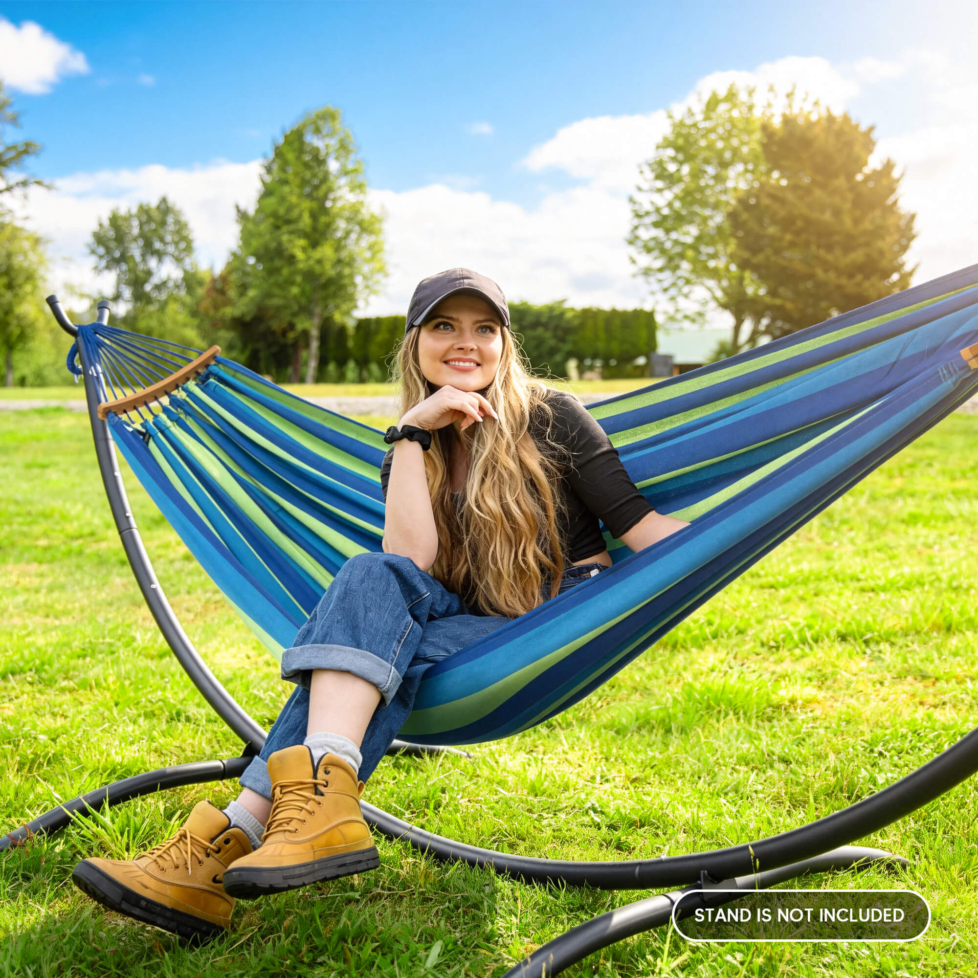 canping hammocks#color_blue-stripe