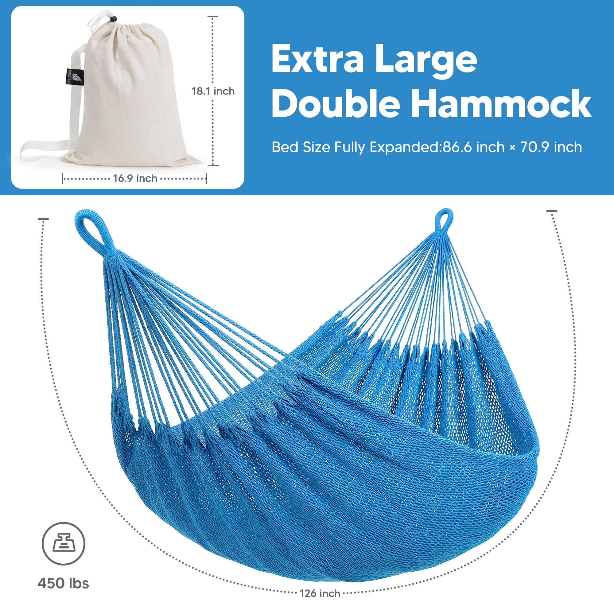 camping hammock#color_blue
