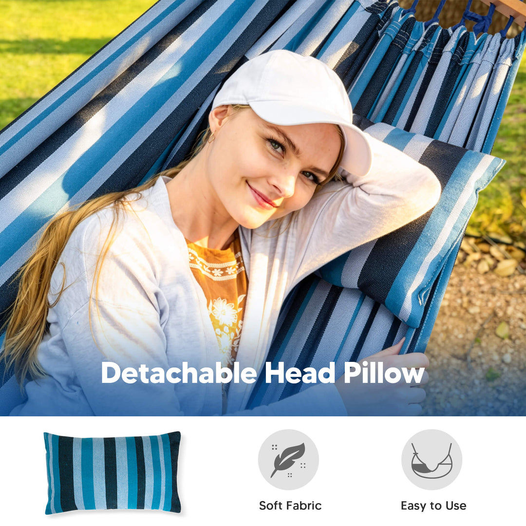 canping hammocks#color_light-blue-stripes