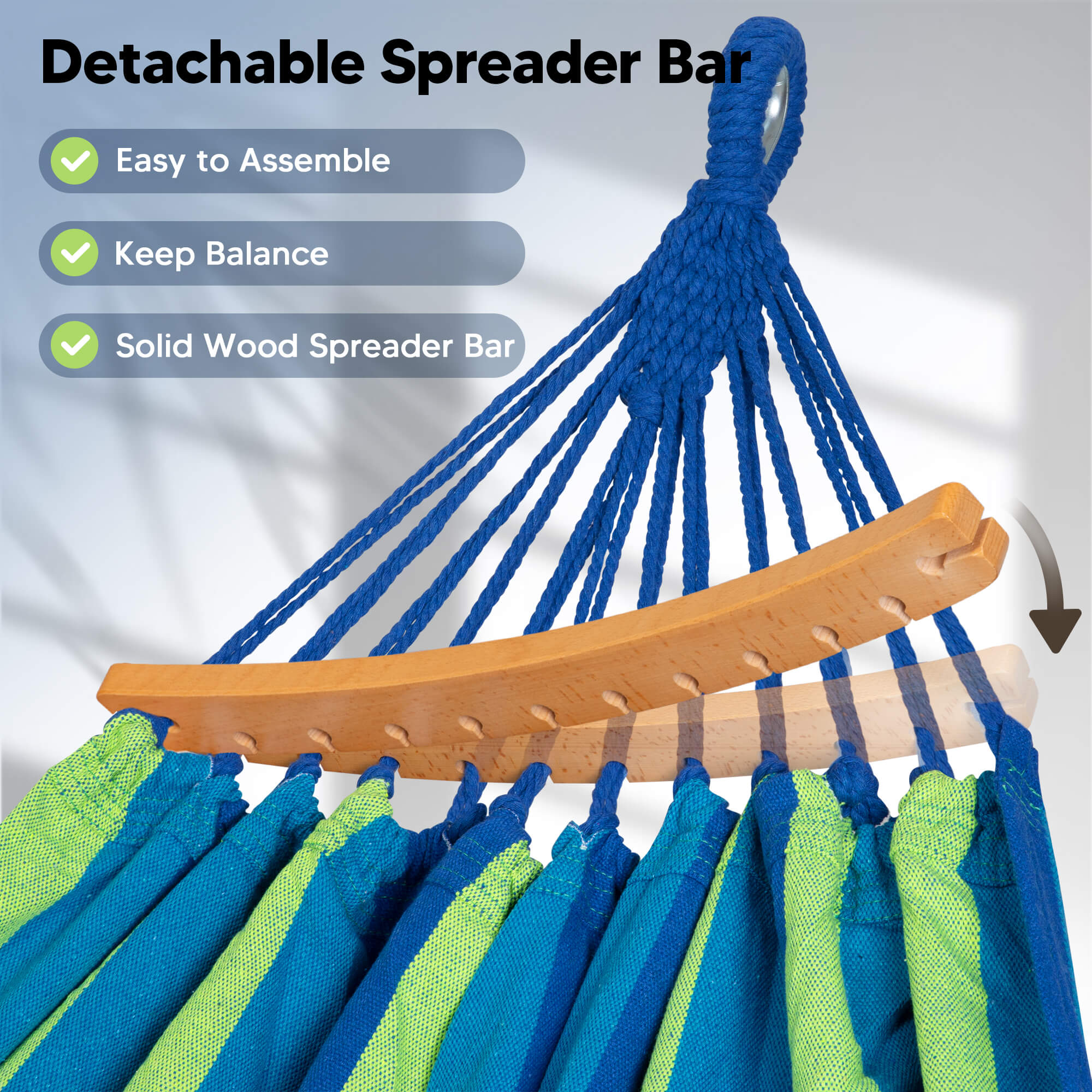 canping hammocks#color_blue-stripe