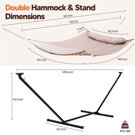 double hammock with stand  #color_brown#options_combo-cover-$215.99-save-40%