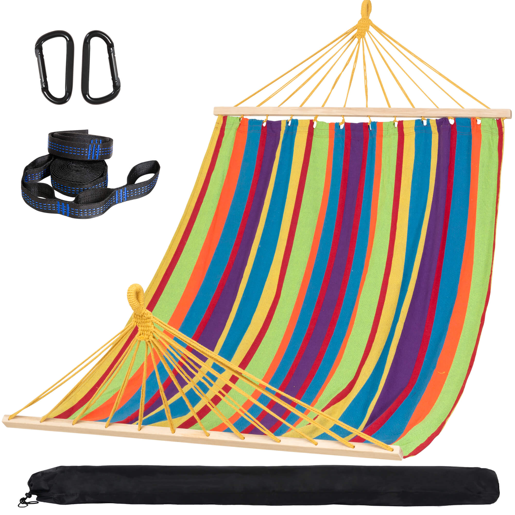 tree hammock swing#color_colorful-stripes