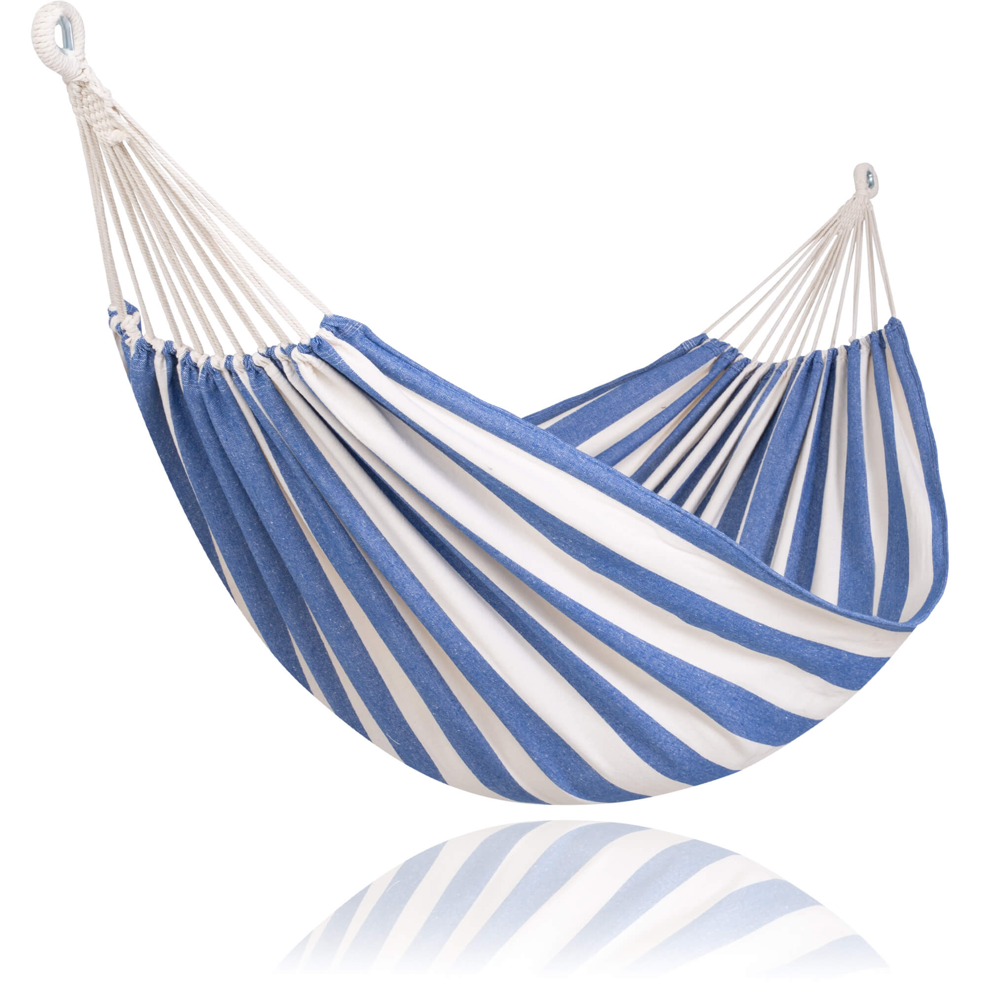 Camping Hammock for Outdoor#Color_blue-white-stripes