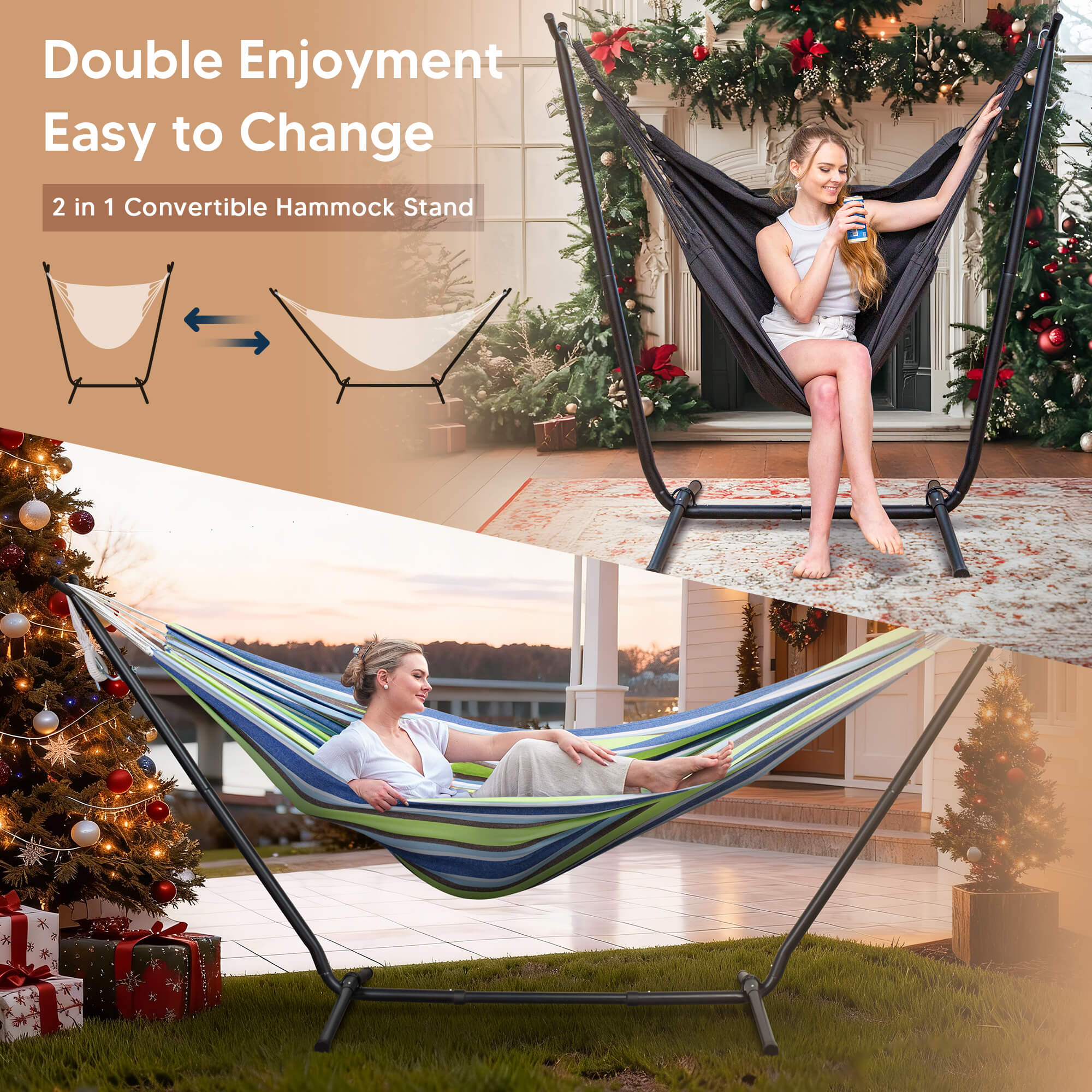 SUNCREAT-2-in-1 Heavy-Duty-2-Person-Hammock-with-Stand#color_light-green-blue