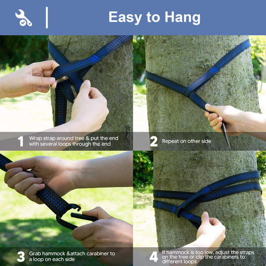 tree hammock swing#color_blue-white-stripes
