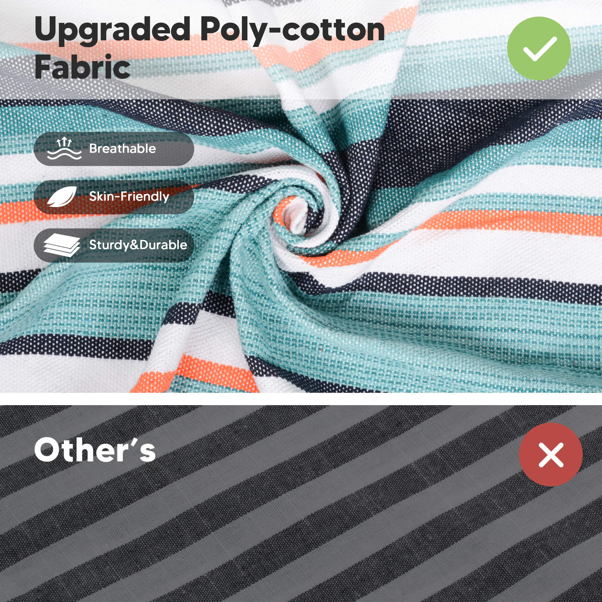 Camping Hammock for Outdoor#Color_green-red