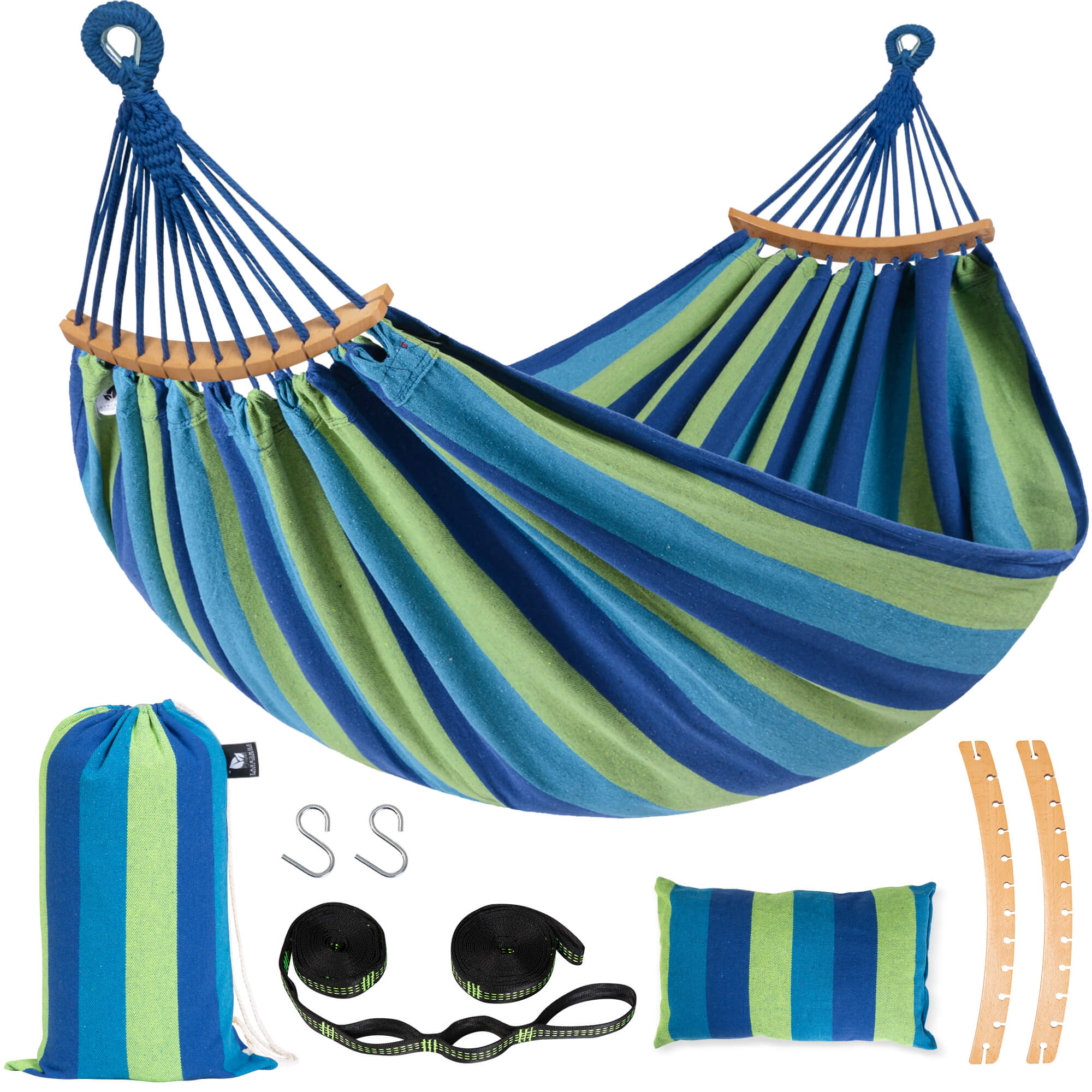 canping hammocks#color_blue-stripe
