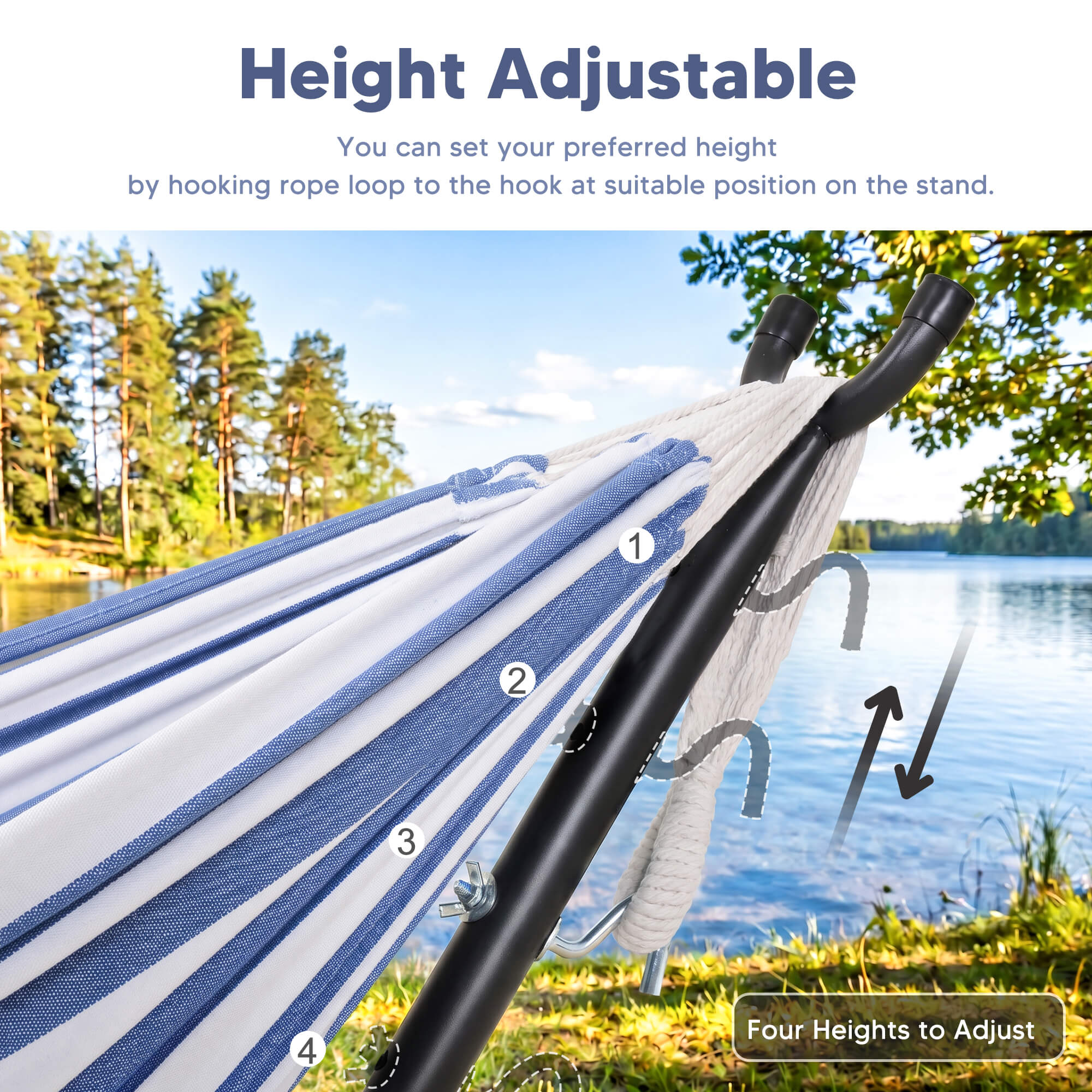 hammock with stand#color-h_blue-white-stripes