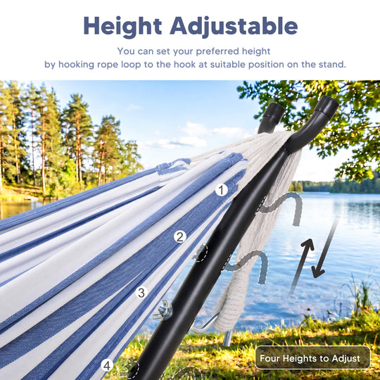hammock with stand#color-h_blue-white-stripes