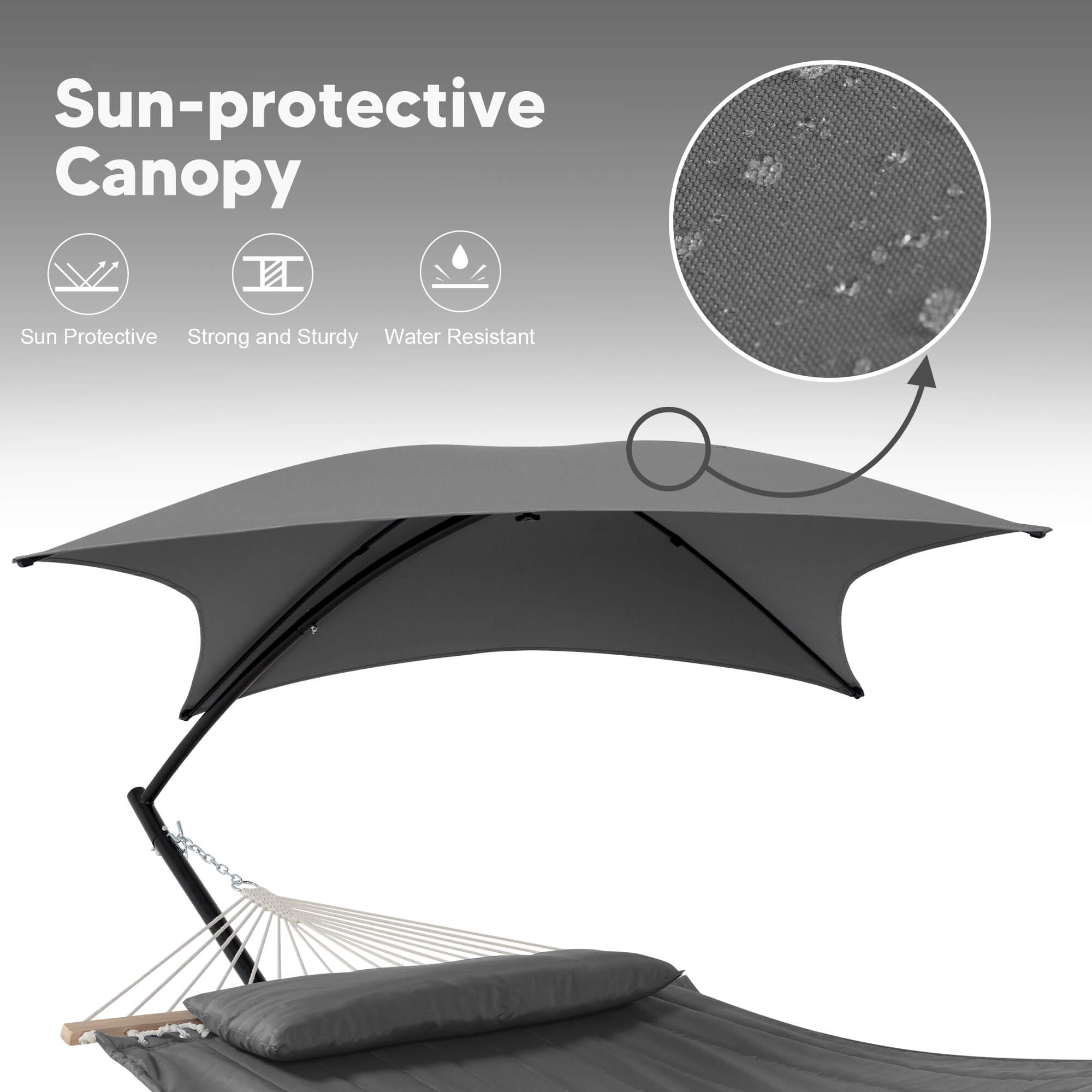 Standing Hammock with Stand#color_gray