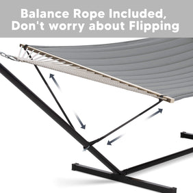 hammock with stand#color_light-gray