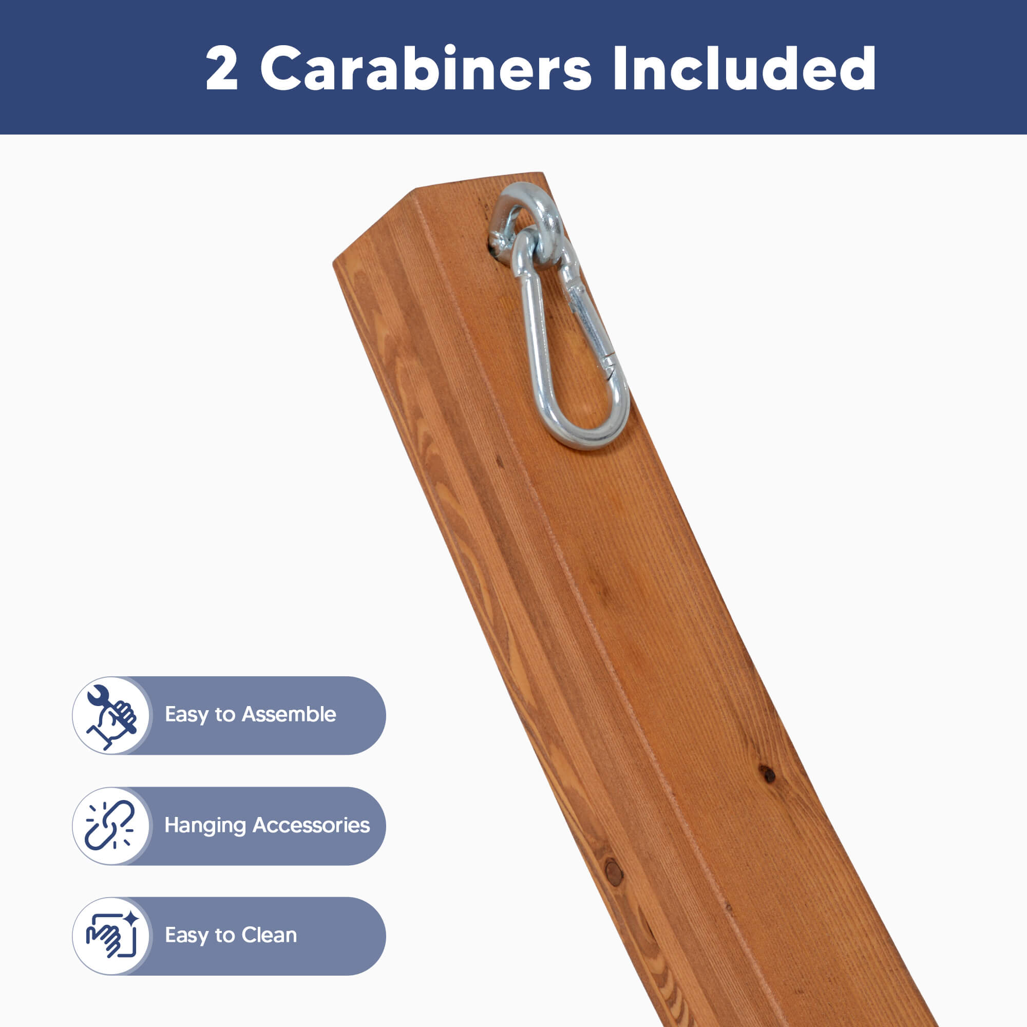 hammock with wooden stand#color_ocean-stripes