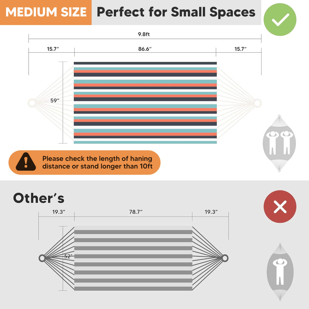 Camping Hammock for Outdoor#Color_green-red