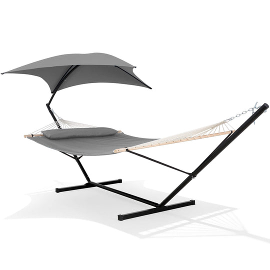 Standing Hammock with Stand#color_light-gray
