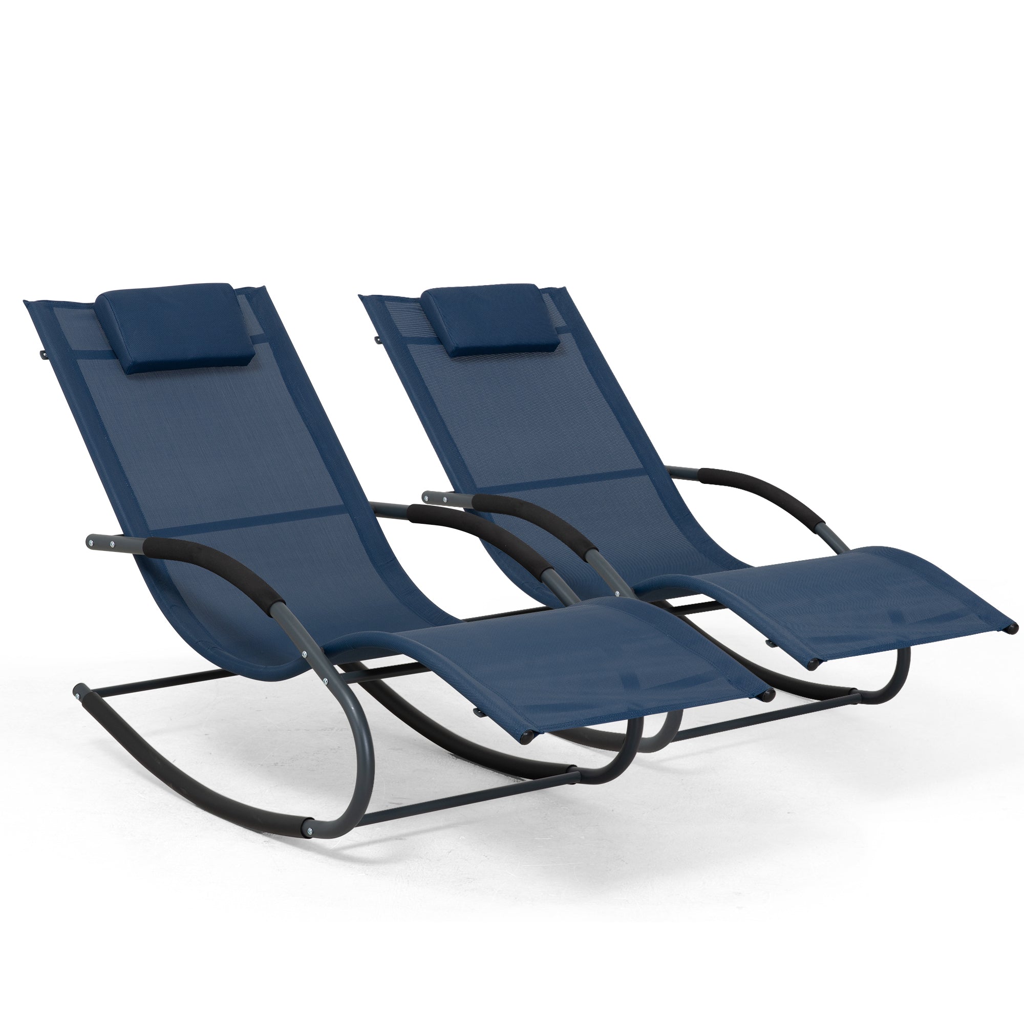 Outdoor Lounge Chair #color_navy-blue-2