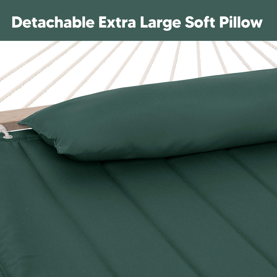 Standing Hammock with Stand#color_dark-green
